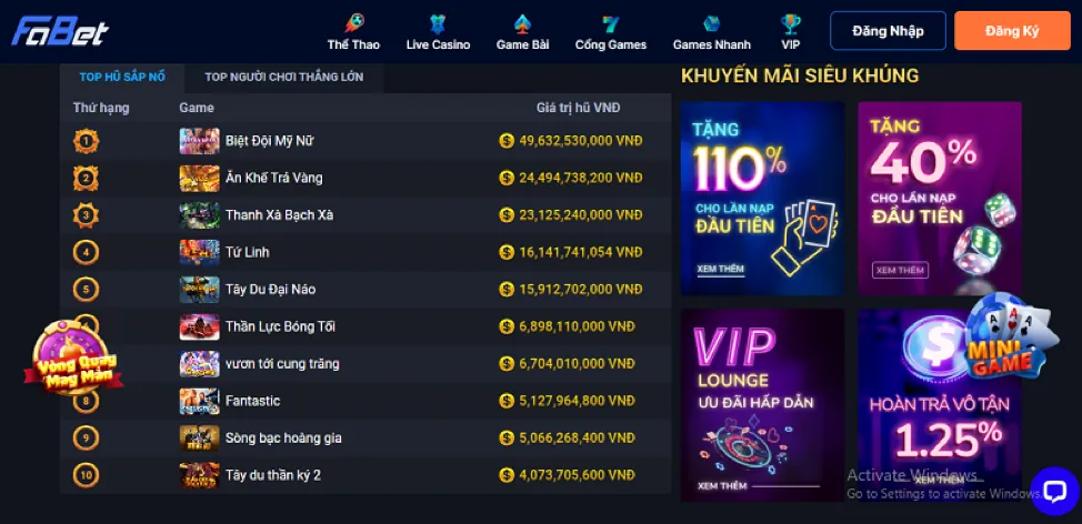 Hoàn trả hàng ngày 3bet