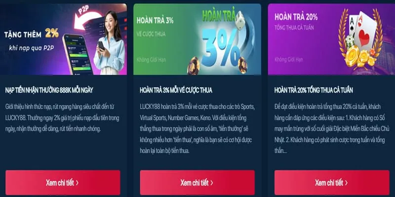 Ưu đãi VIP 3bet App
